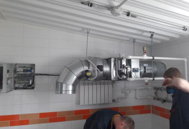 Монтаж систем вентиляции в Свиноводческом комплексе в Бежецке