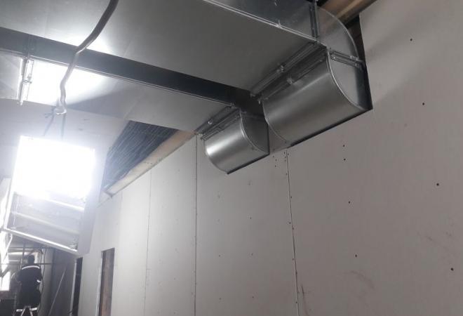 Монтаж вентиляционного оборудования  МУП ПАТП 1